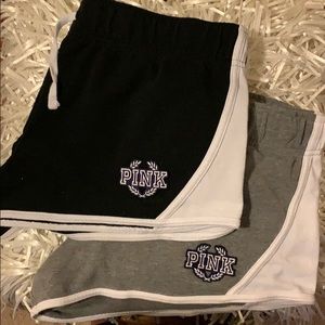 2 pairs of PINK shorts